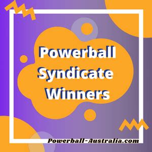 powerball syndicate|Powerball Syndicate – Play a syndicate, its social fun .